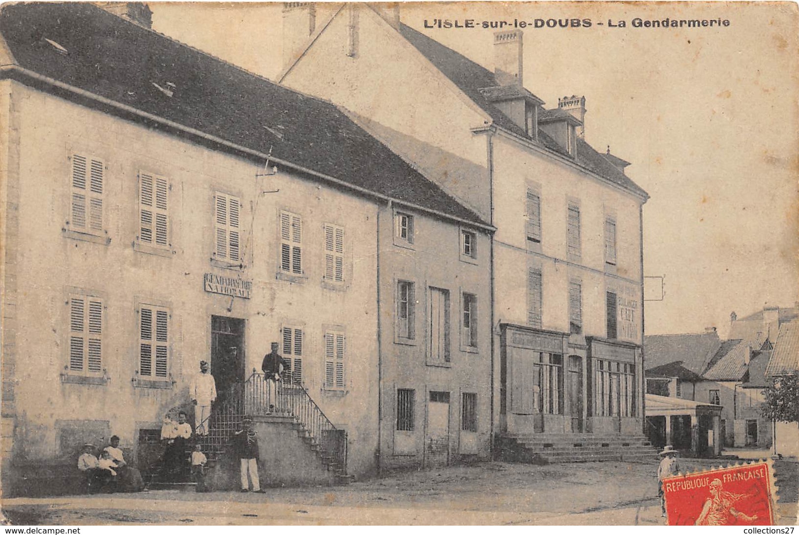 25-ISLE-SUR-LE-DOUBS- LA GENDARMERIE - Isle Sur Le Doubs