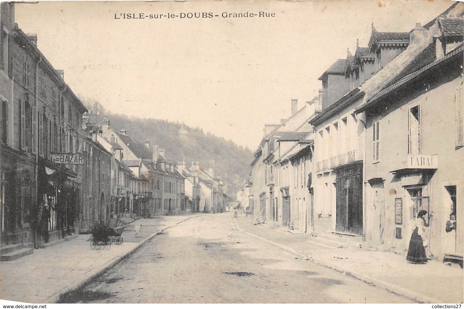 25-ISLE-SUR-LE-DOUBS- GRANDE-RUE - Isle Sur Le Doubs