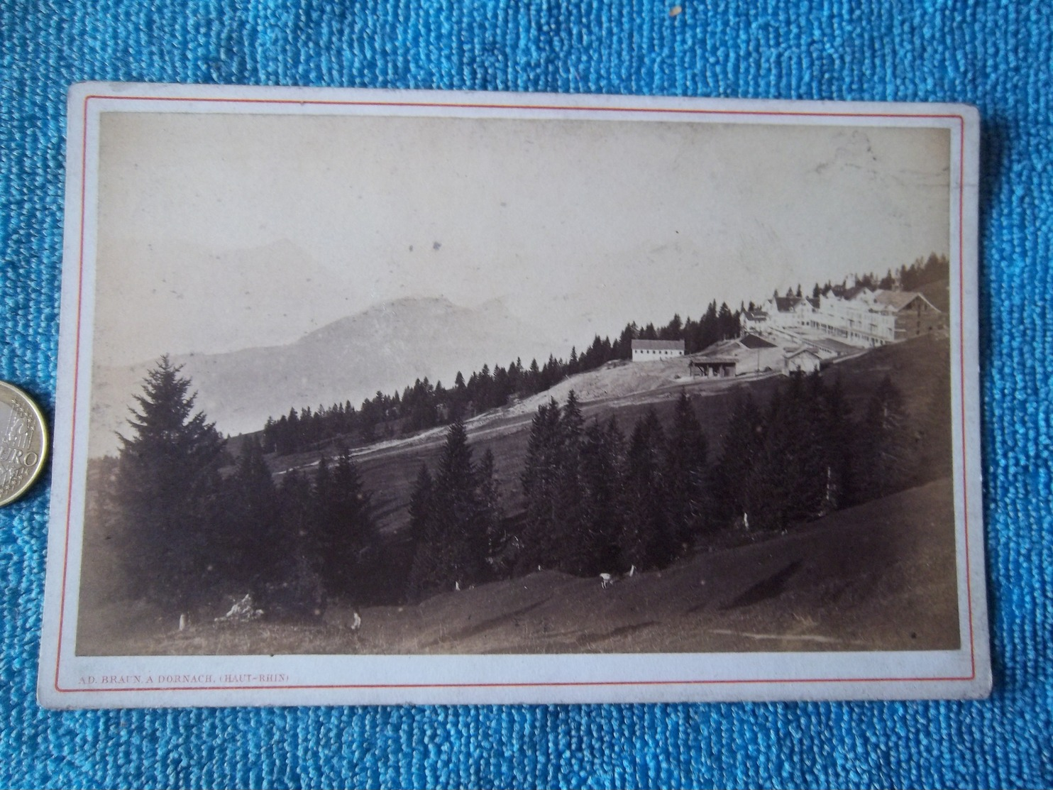 Rigi,kaltbad Photo Cartonnée Vers 1862 Par Braun Et Compagnie - Old (before 1900)