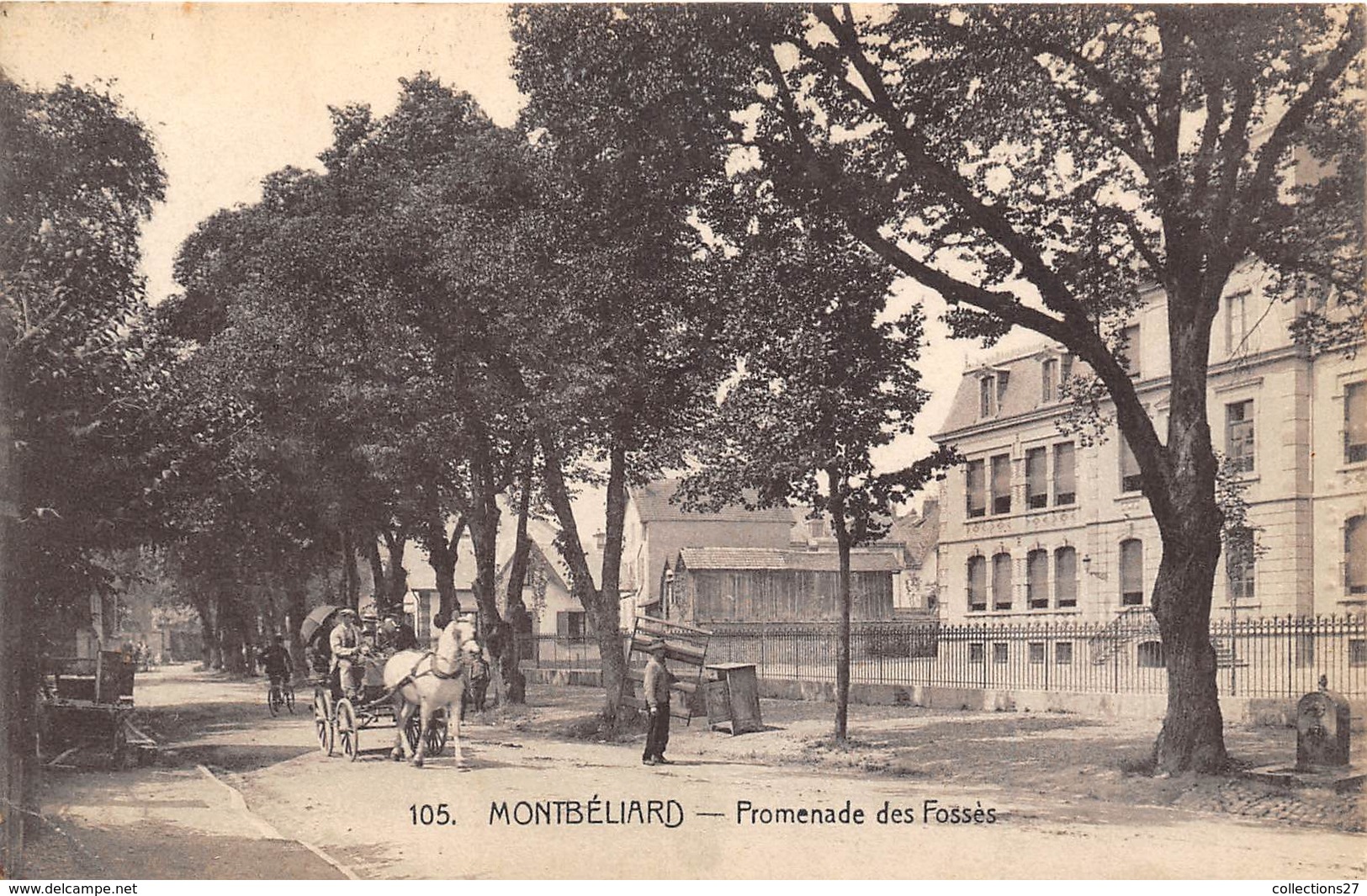 25-MONTBELIARD- PROMENADE DES FOSSES - Montbéliard