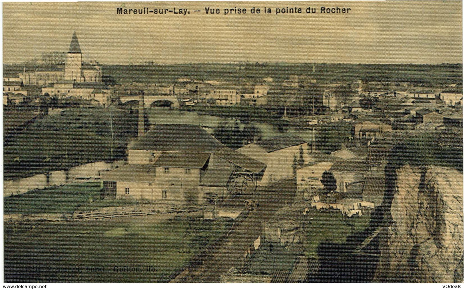 CPA - France - (85) Vendée - Mareuil Sur Lay - Vue Prise De La Pointe Du Rocher - Mareuil Sur Lay Dissais