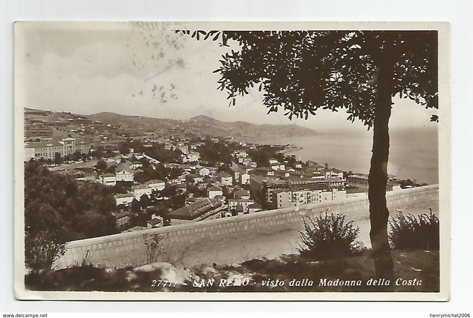 Italie Italia Italy - Liguria San Remo Visto Dalla Madonna Della Costa - San Remo