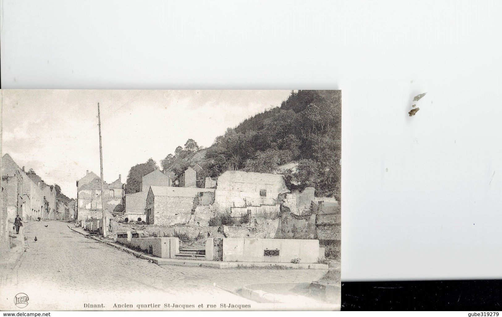 BELGIUM  - VINTAGE POSTCARDS- DINANT - ANCIEN QUARTIER ST-JACQUES ET RUE ST-JAQUES -NOT SHINING- PAS USAGEE- POST 7697 - Autres & Non Classés