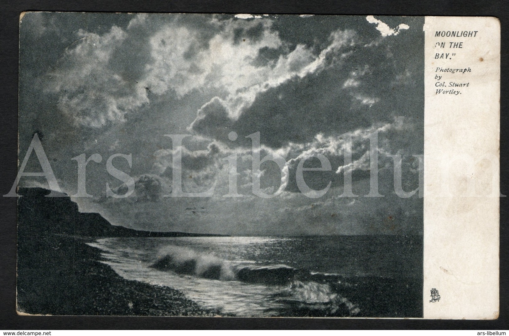 Postkaart / Postcard / 2 Scans / Moonlight On The Bay / Raphael Tuck & Sons / "View" Series 952 / 1908 - Tuck, Raphael