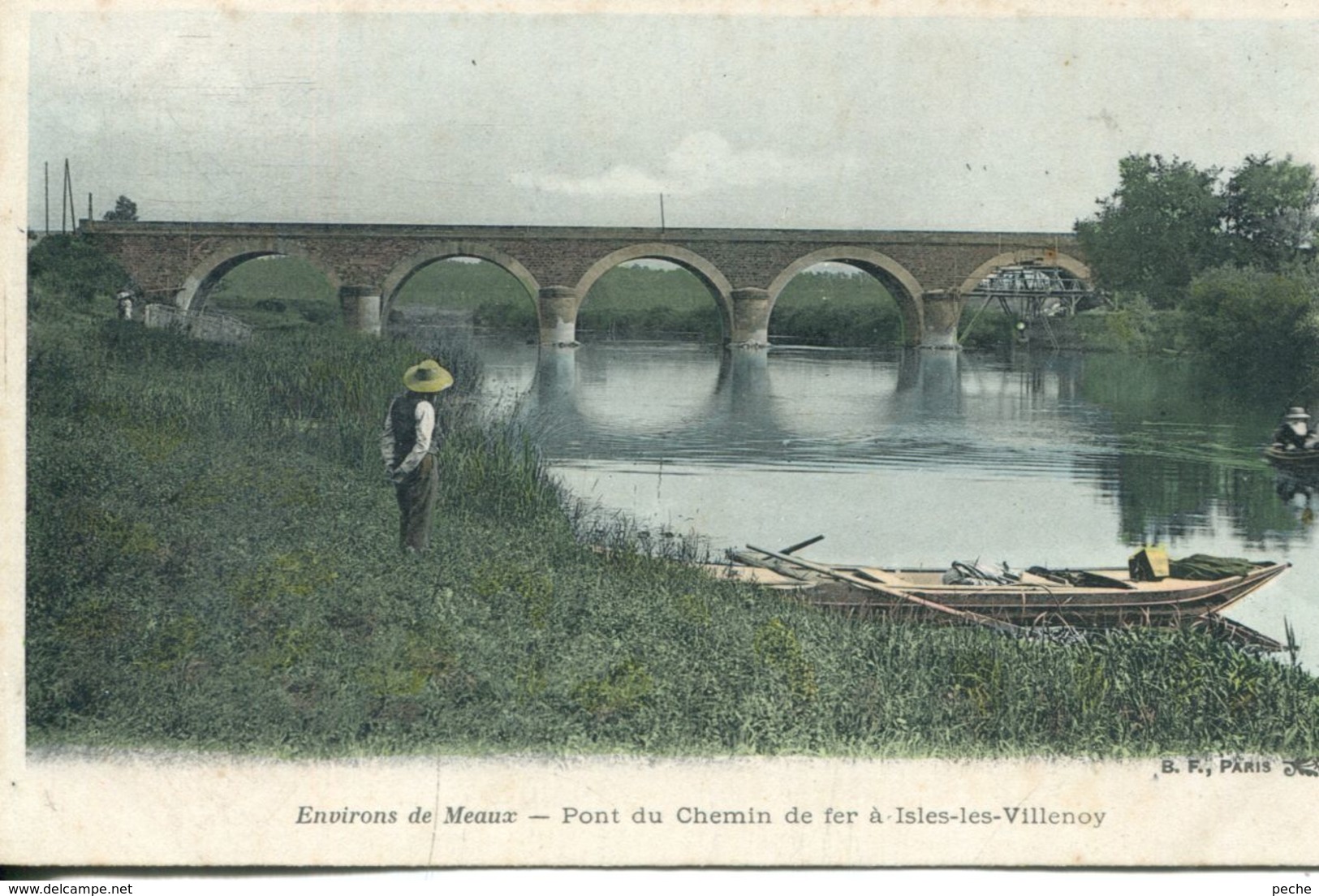 N°2238 A -cpa Environs De Meaux -pont Du Chemin De Fer à Isles Les Villenoy- - Structures