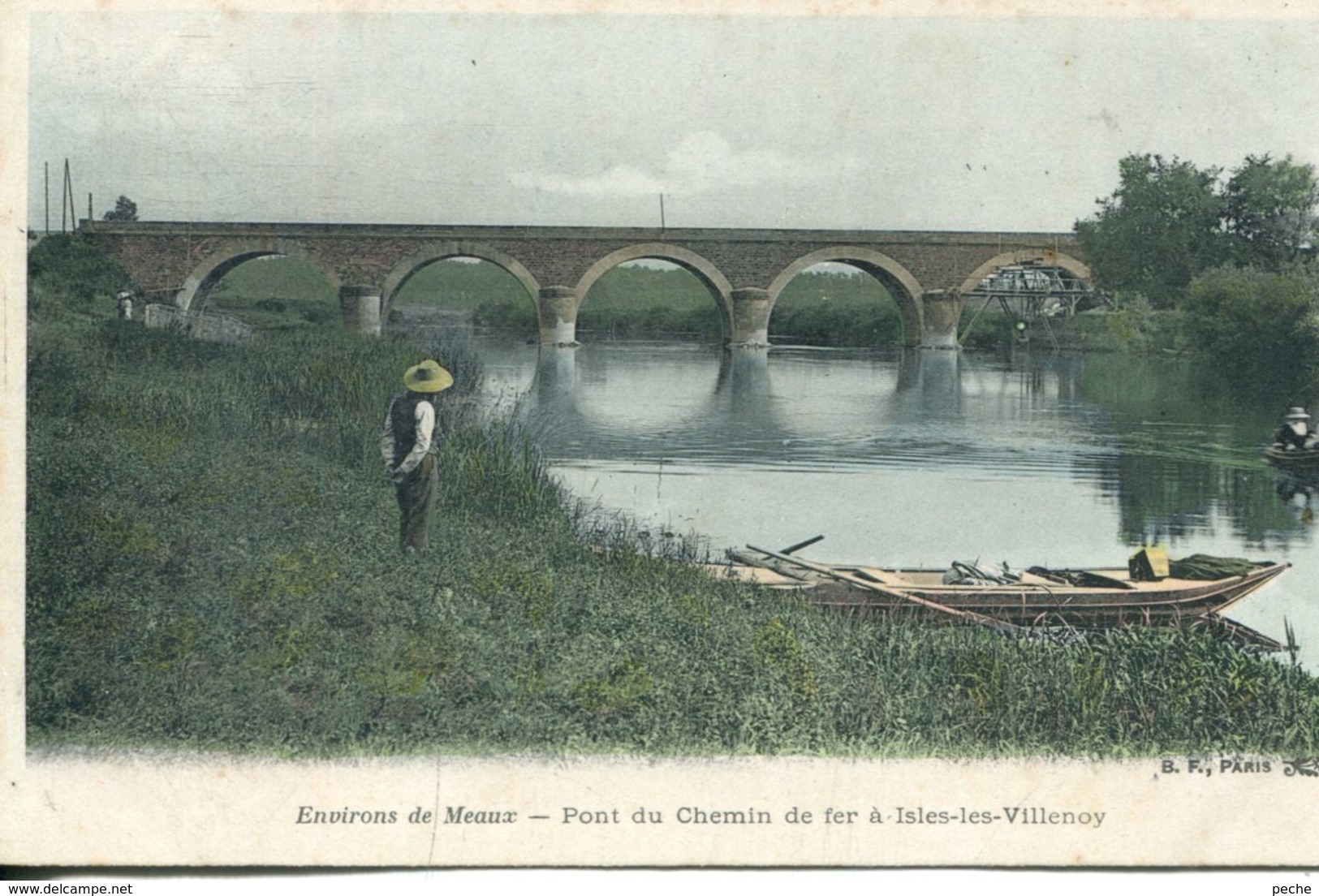 N°2238 A -cpa Environs De Meaux -pont Du Chemin De Fer à Isles Les Villenoy- - Ouvrages D'Art