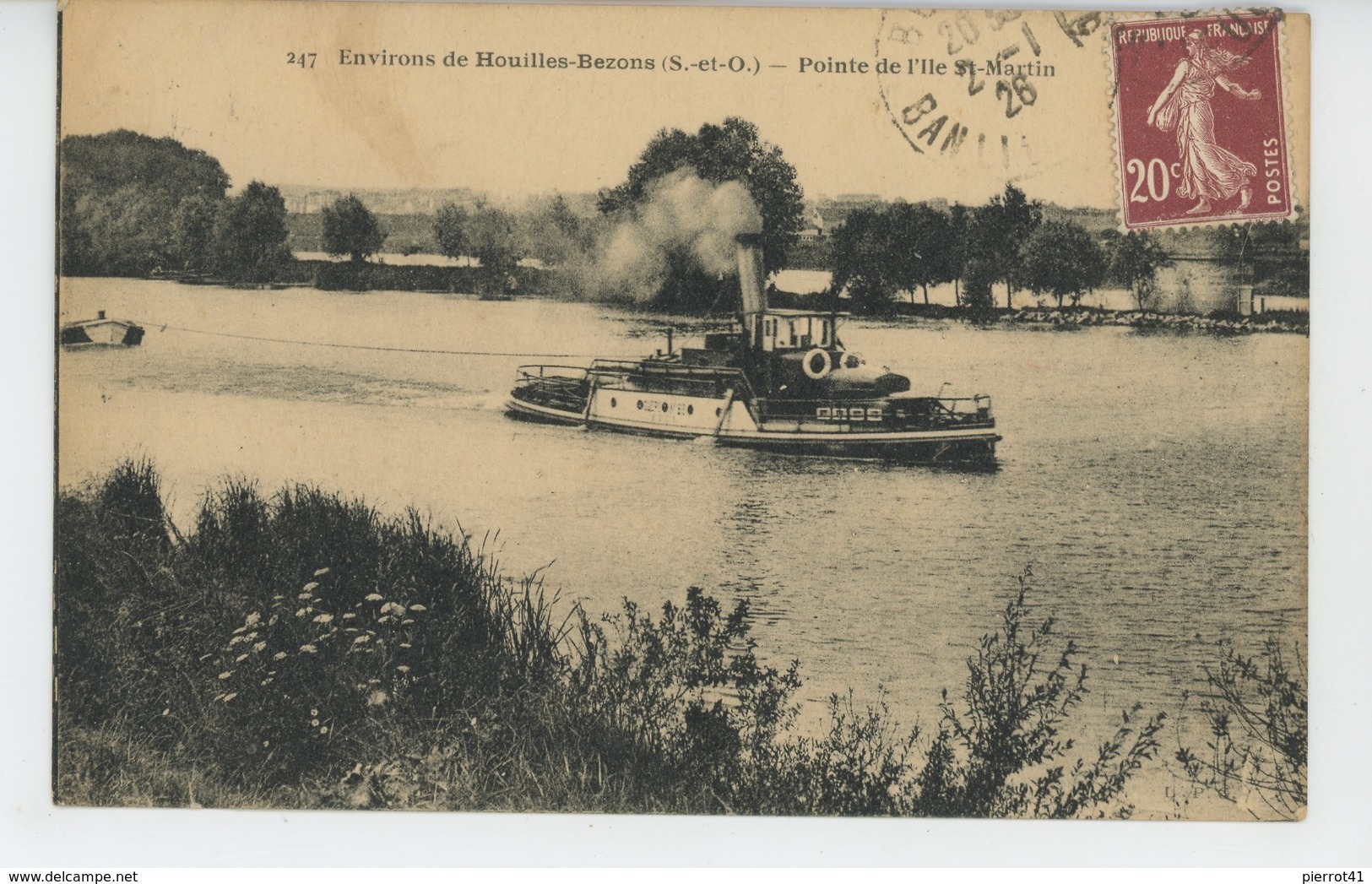 HOUILLES BEZONS (environs) - Pointe De L'Ile Saint Martin - Houilles