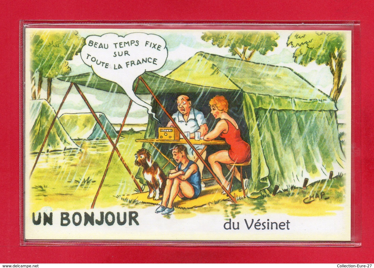 78-CARTE POSTALE HUMOURISTIQUE " LE VESINET " - Autres & Non Classés