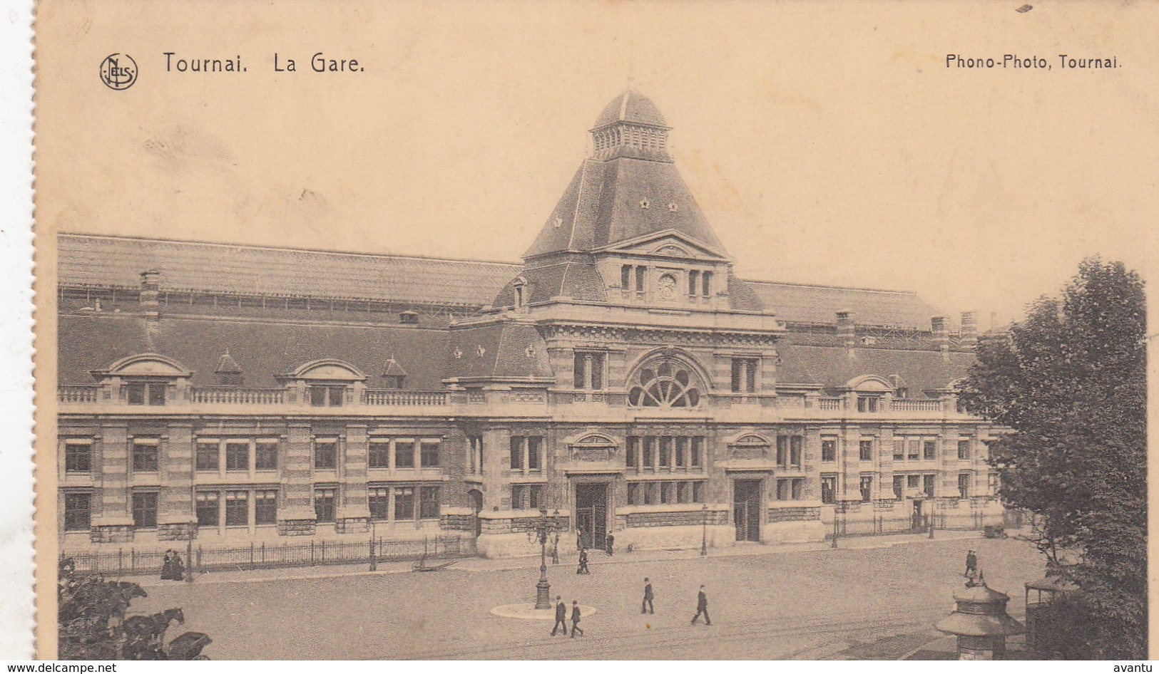 TOURNAI / LA GARE  / GUERRE 1914-18 /  FELDPOST  1916 - Tournai