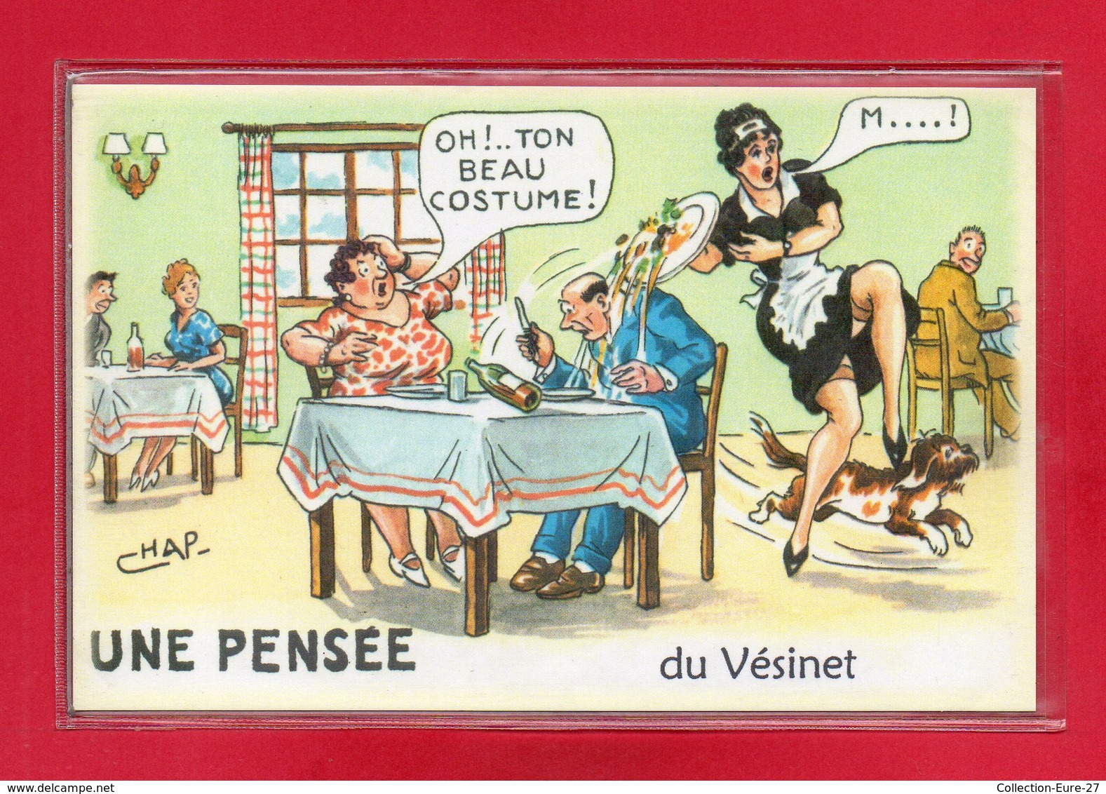 78-CARTE POSTALE HUMOURISTIQUE " LE VESINET " - Autres & Non Classés