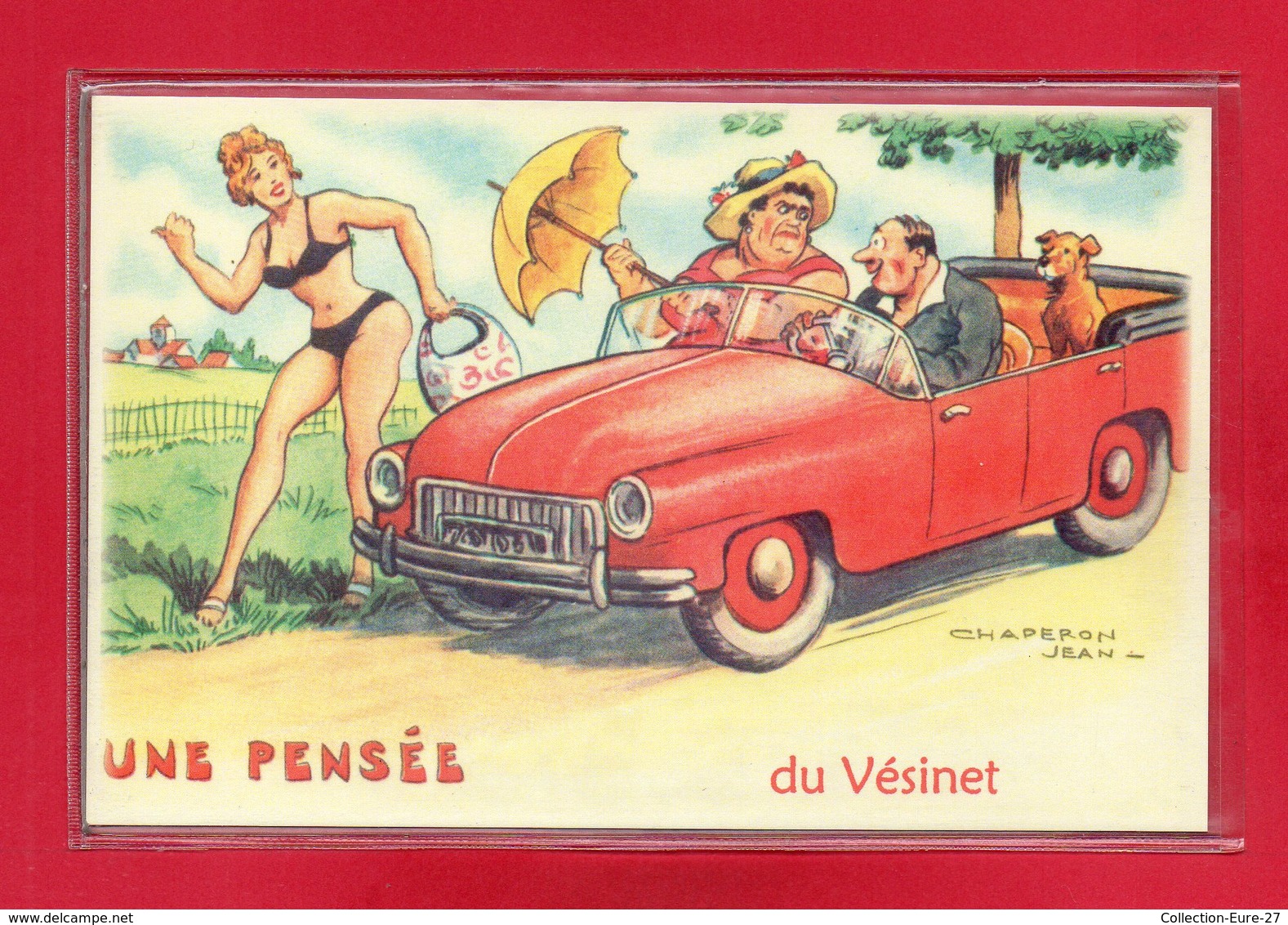 78-CARTE POSTALE HUMOURISTIQUE " LE VESINET " - Autres & Non Classés