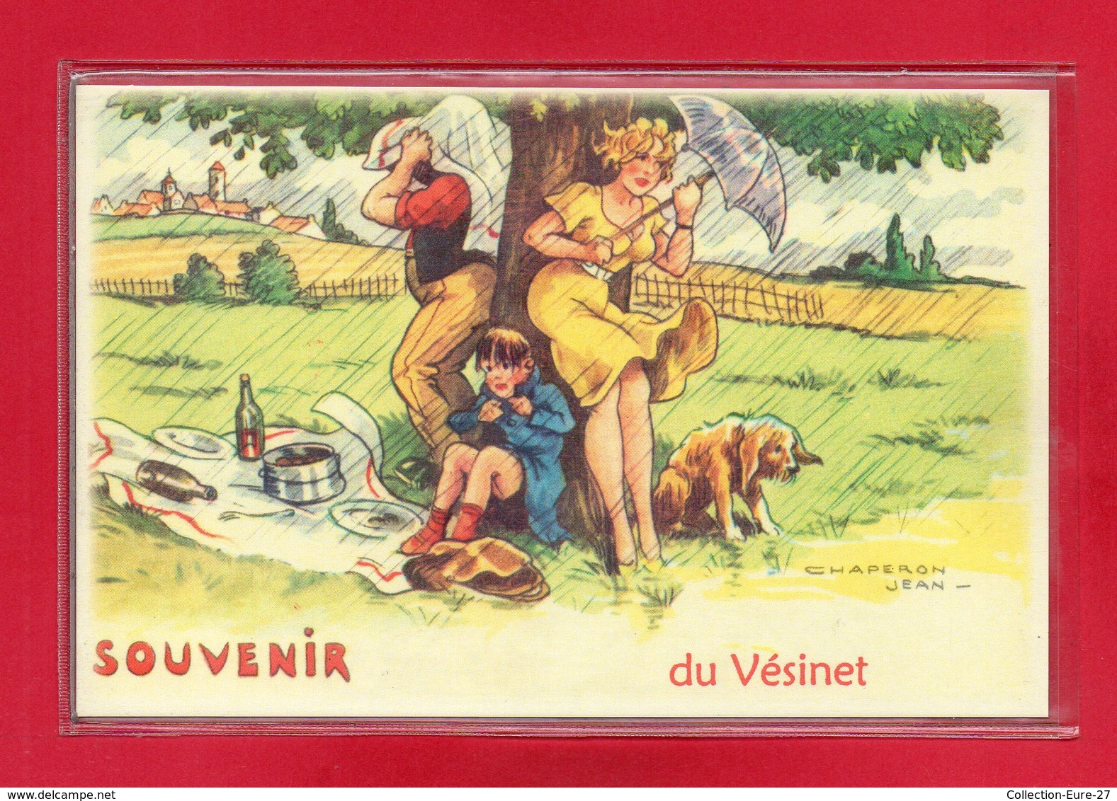 78-CARTE POSTALE HUMOURISTIQUE " LE VESINET " - Autres & Non Classés