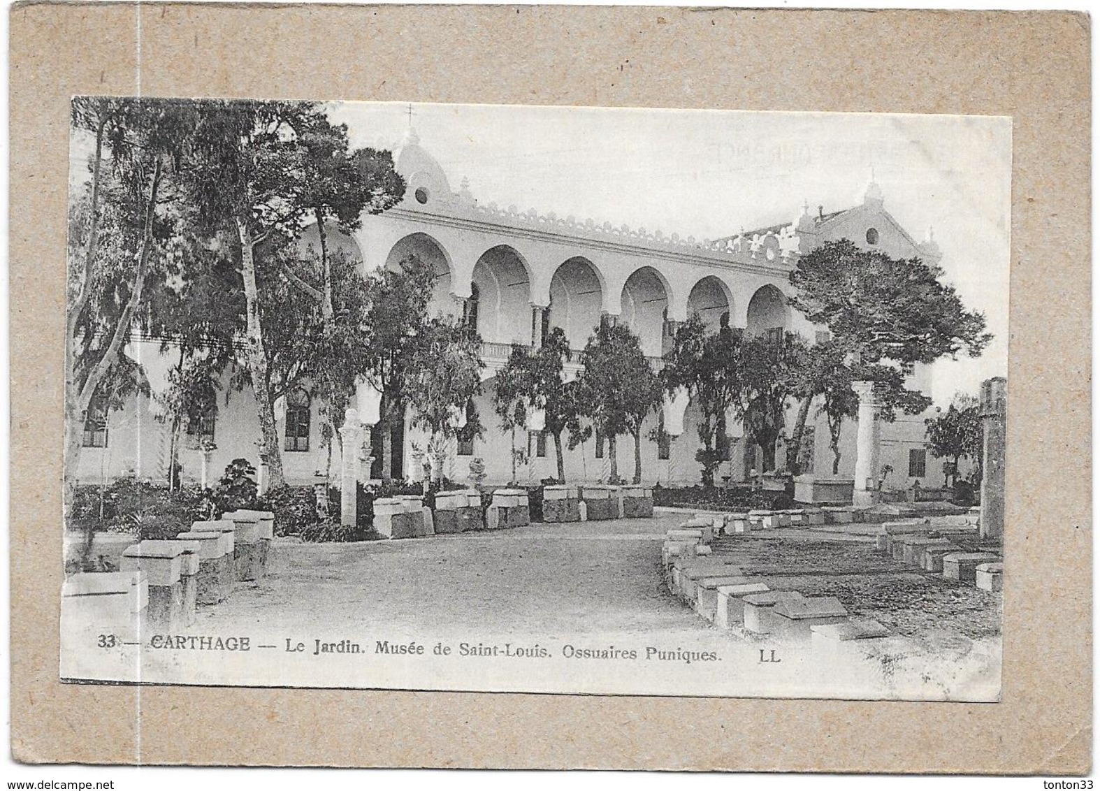 CARTHAGE - TUNISIE - Le Jardin Musée De Saint Louis Ossuaires Puniques - DELC2 - - Tunisia