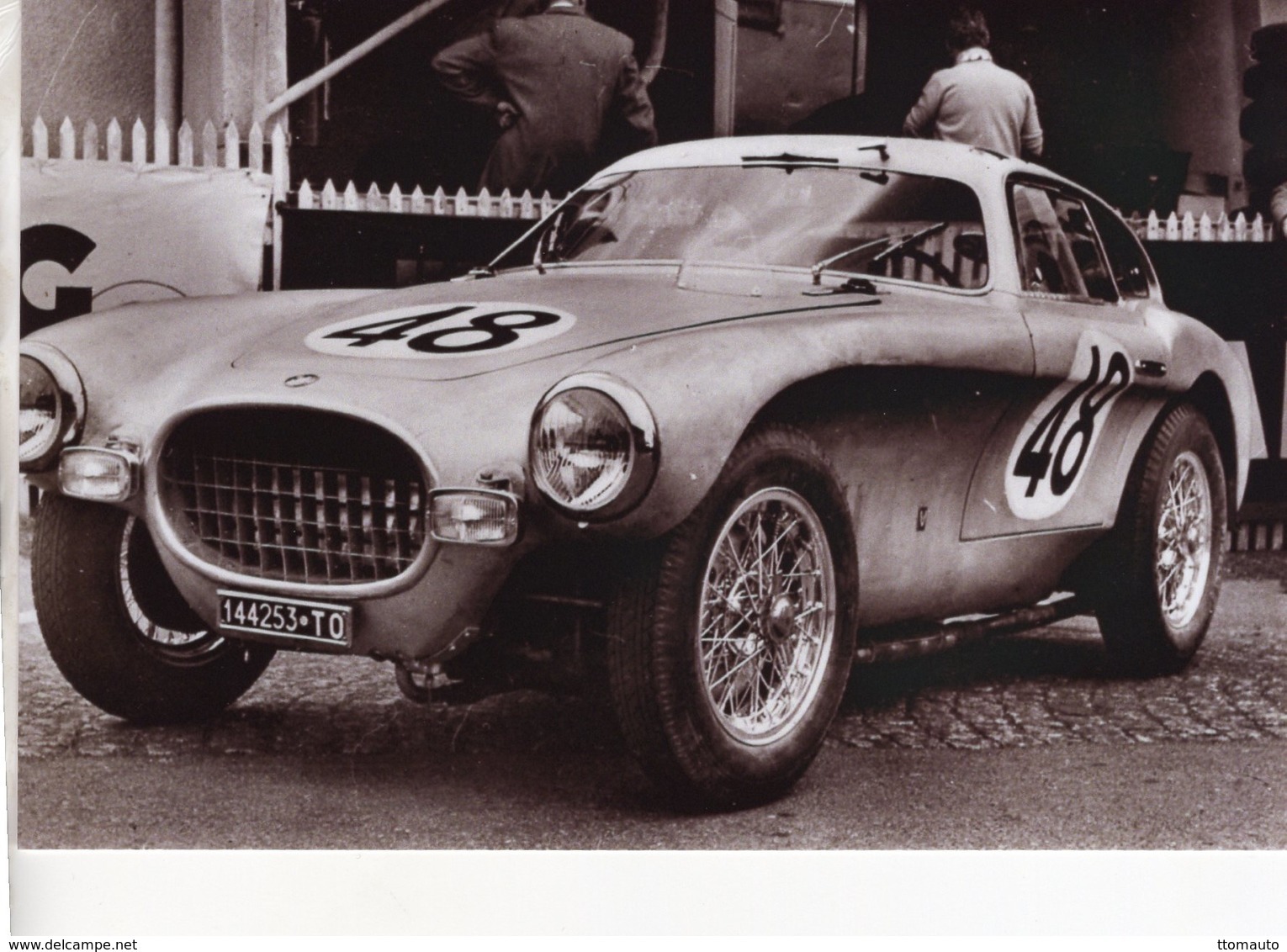 24 Heures Du Mans 1952 - Osca MT4 Vignale Coupe - Pilote: Mario Damonte - 15 X 10 Cms PHOTO - Le Mans