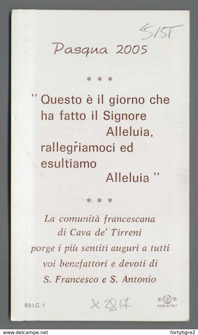 ES5155 SS. Sacramento COMUNIONE ULTIMA CENA FB 83 Santino - Religione & Esoterismo