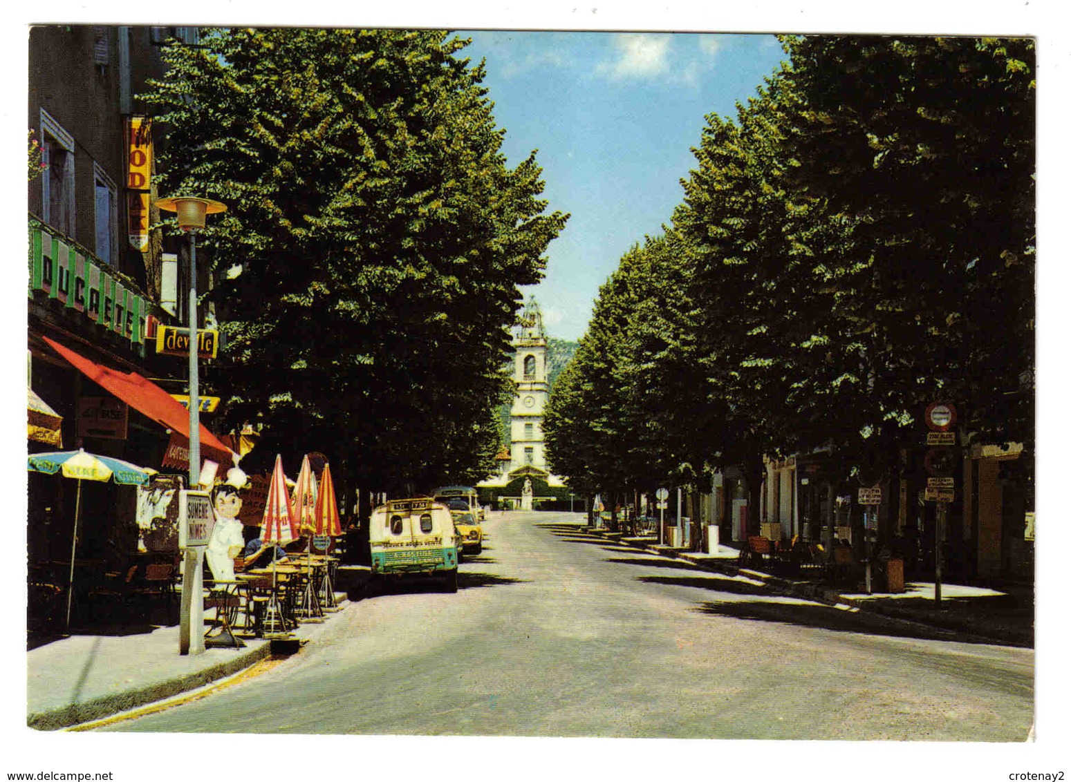 34 GANGES N°17 258 Avenue Centrale Citroën Tube 2CV Camionnette A. Bastide Pub Kodak Deville Ducretet La Meuse - Ganges