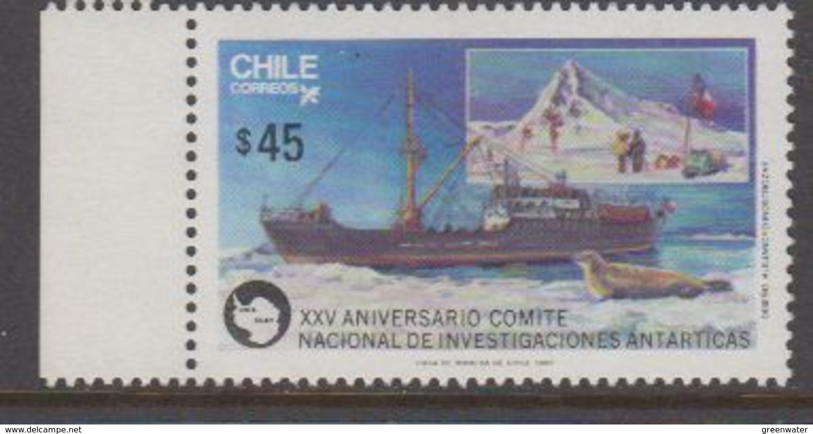 Chile 1987 Antarctica 1v ** Mnh (40979E) - Chili