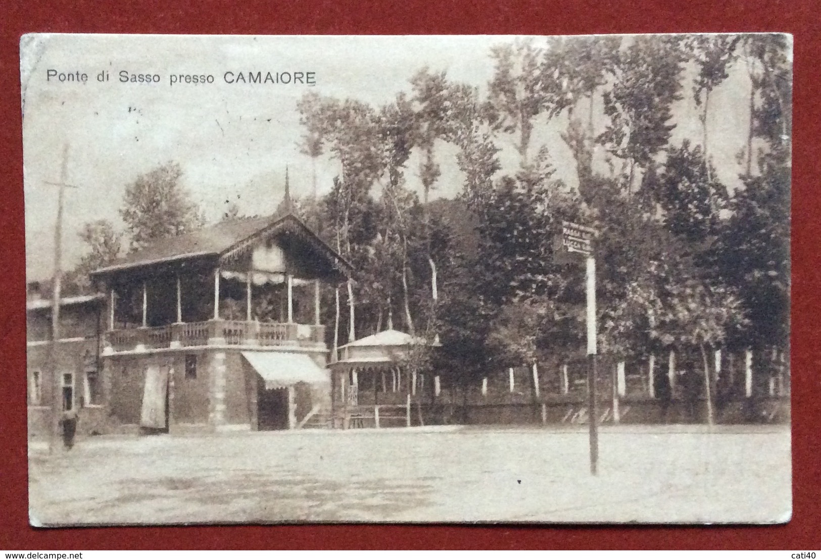 CAMAIORE  PONTE DI SASSO  VIAGGIATA  A S.ROMANO IL 9/1/18  EDITORE  G.B.BENEDETTI CAMAIORE - Lucca