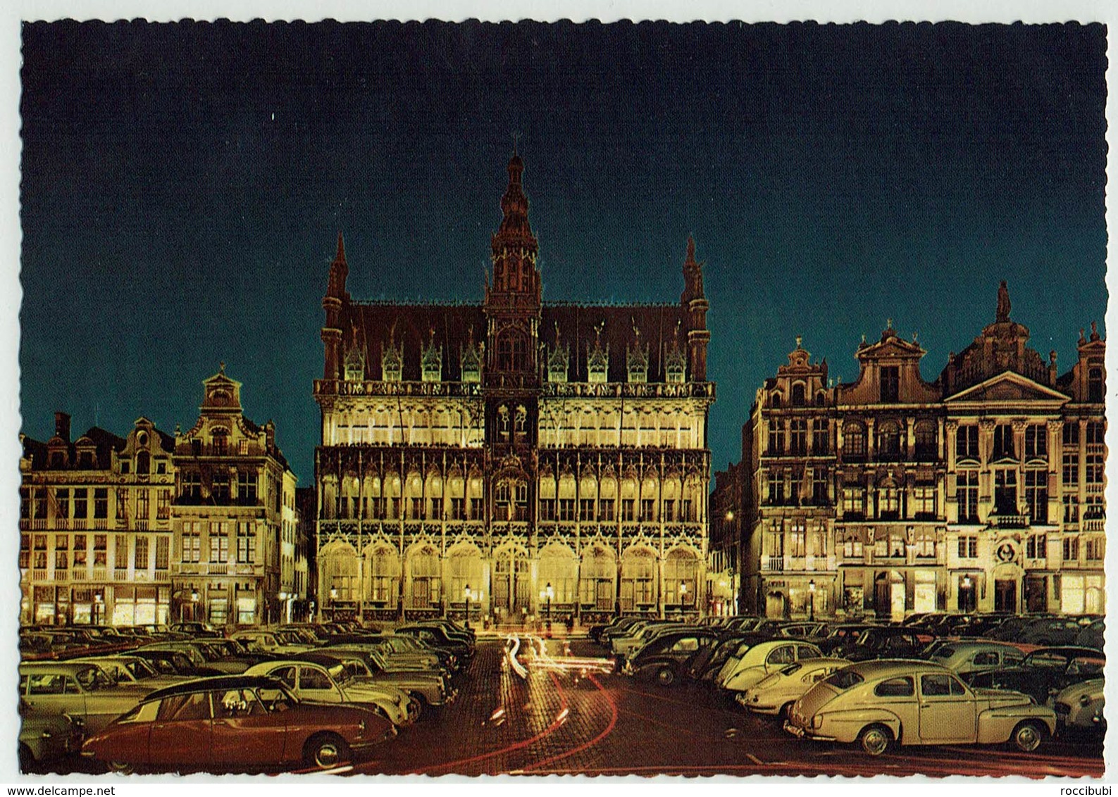 Belgien, Brüssel, Markt & Königshaus Bei Nacht - Bruxelles La Nuit