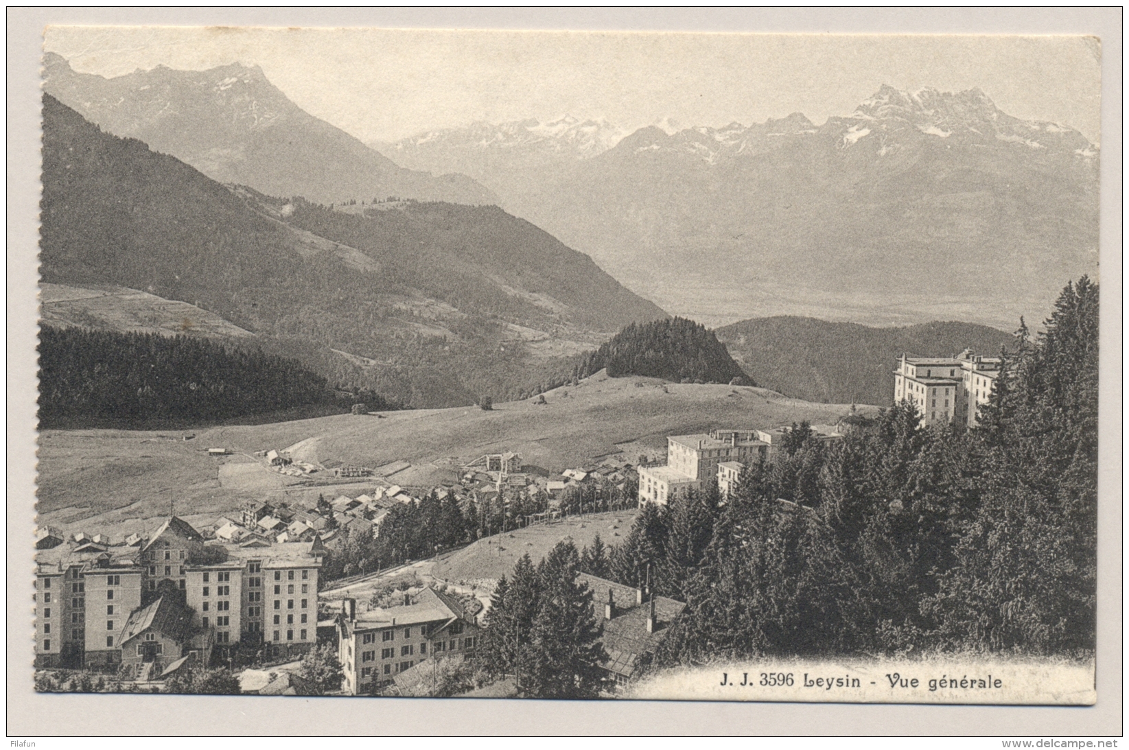 Schweiz - 1916 - POW-postcard From LEYSIN To Cognac / France - Documenten