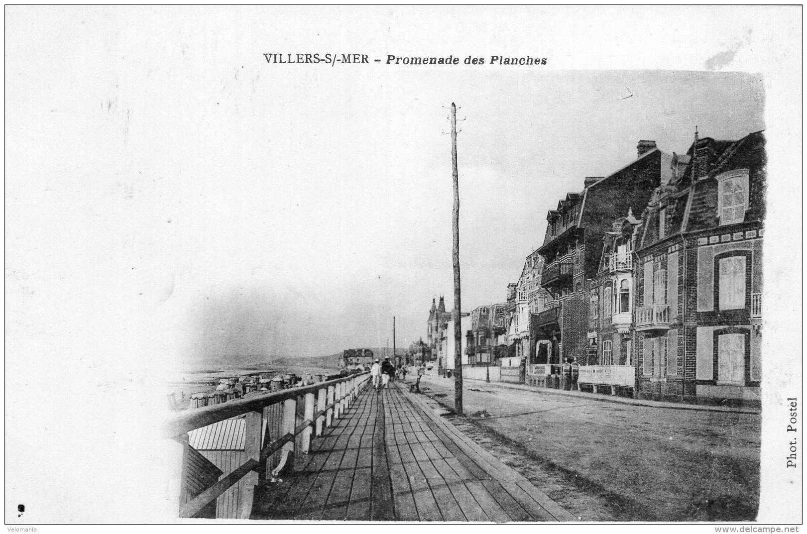 1052 -  Cpa 14 Villers Sur Mer - Promenade Des Planches - Villers Sur Mer
