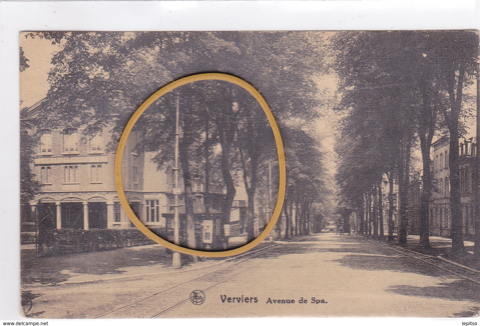 VERVIERS ACP "Haut De L'avenue De Spa" Circulée En 1921    Voir Scans - Verviers