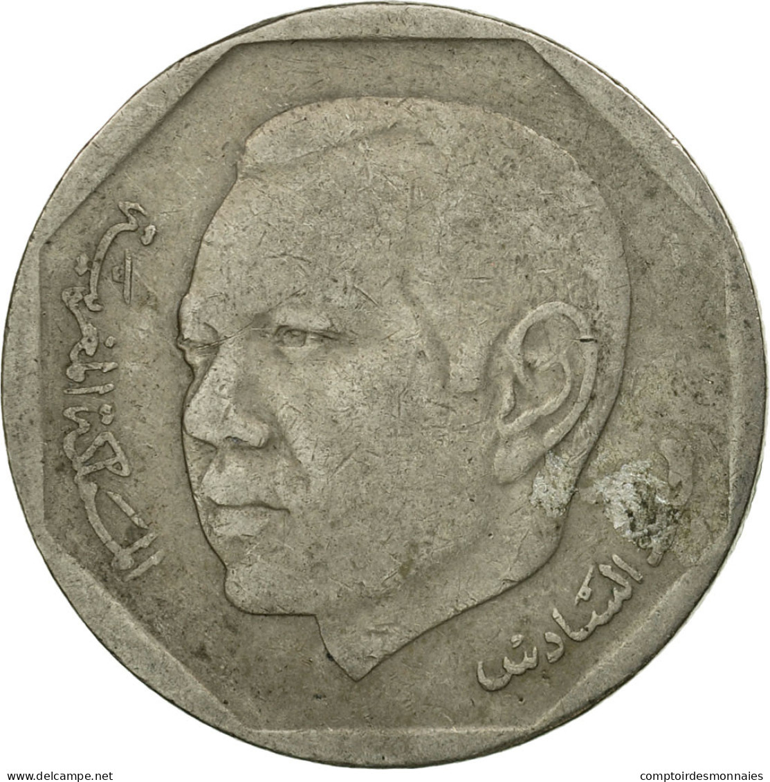 Monnaie, Maroc, Mohammed VI, 2 Dirhams, 2002/AH1423, Paris, TB, Copper-nickel - Maroc