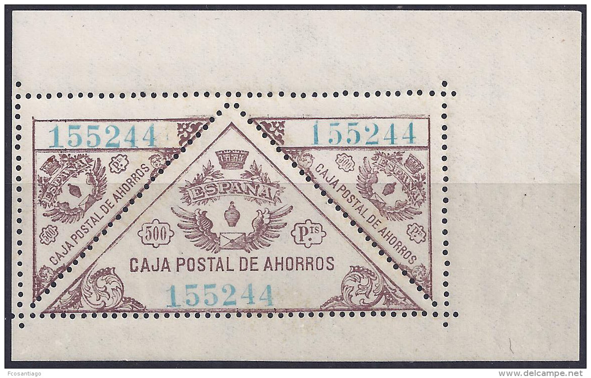 ESPAÑA 1933 - Galvez #28CM - MNH ** (¡Rara!) - Fiscali-postali