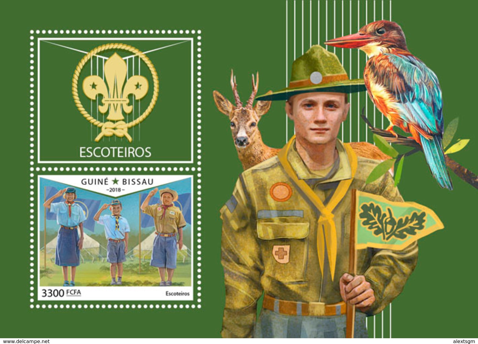 GUINEA BISSAU 2018 - Scouts S/S. Official Issue - Altri & Non Classificati