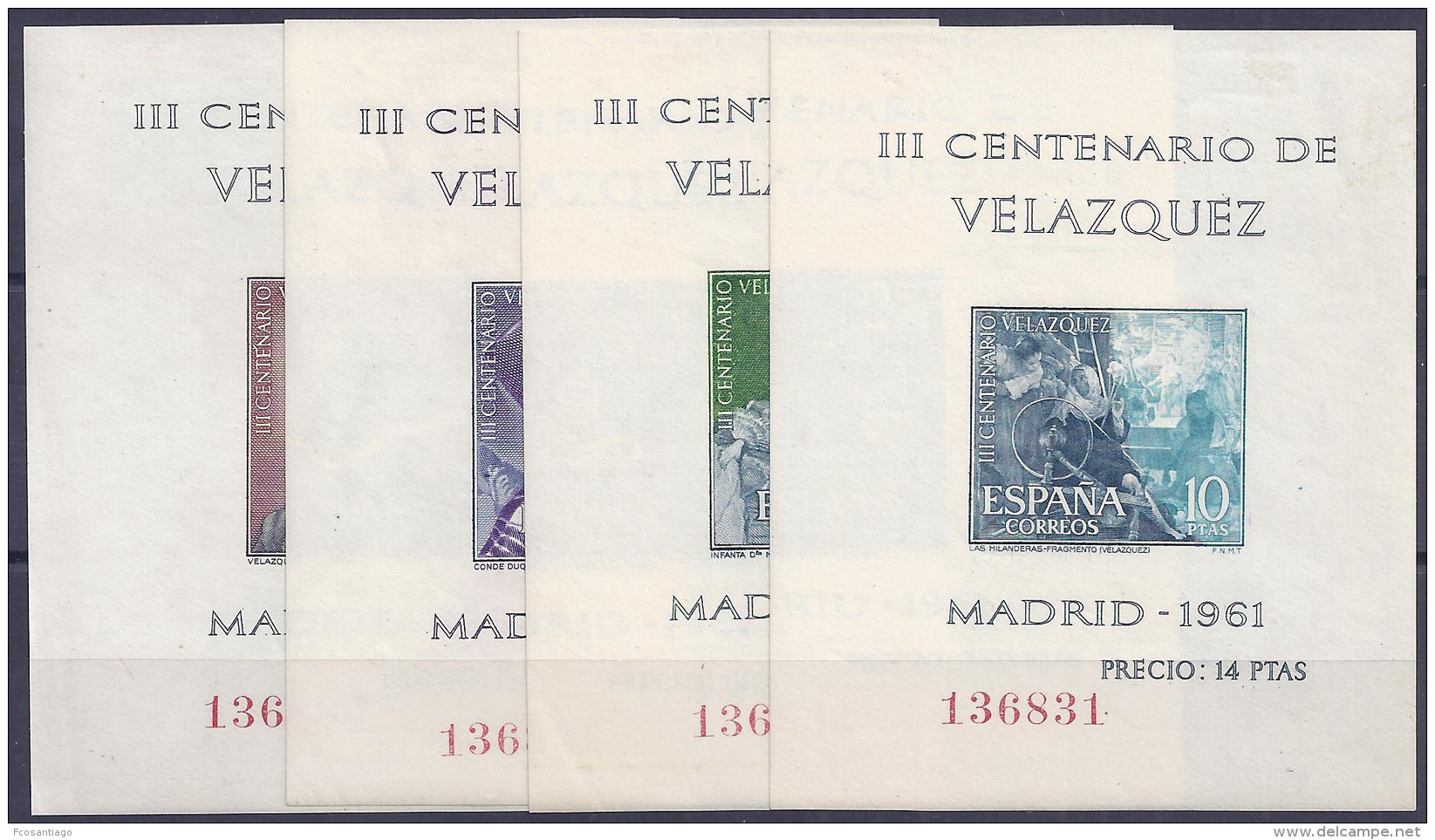 ESPAÑA 1952 - Edifil #1344/47 - MNH ** - Nuevos