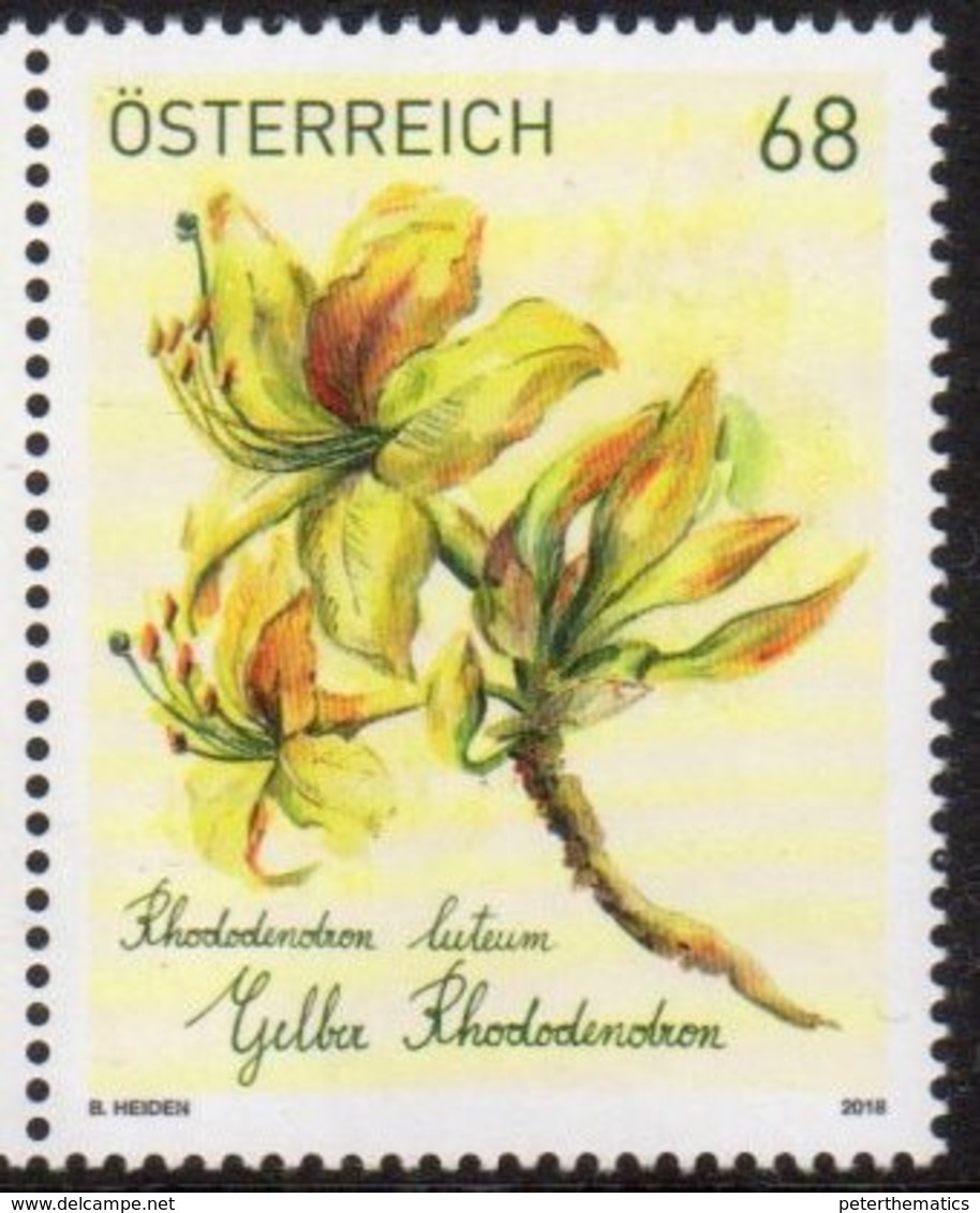 AUSTRIA, 2018, MNH, FLOWERS, 1v - Andere & Zonder Classificatie