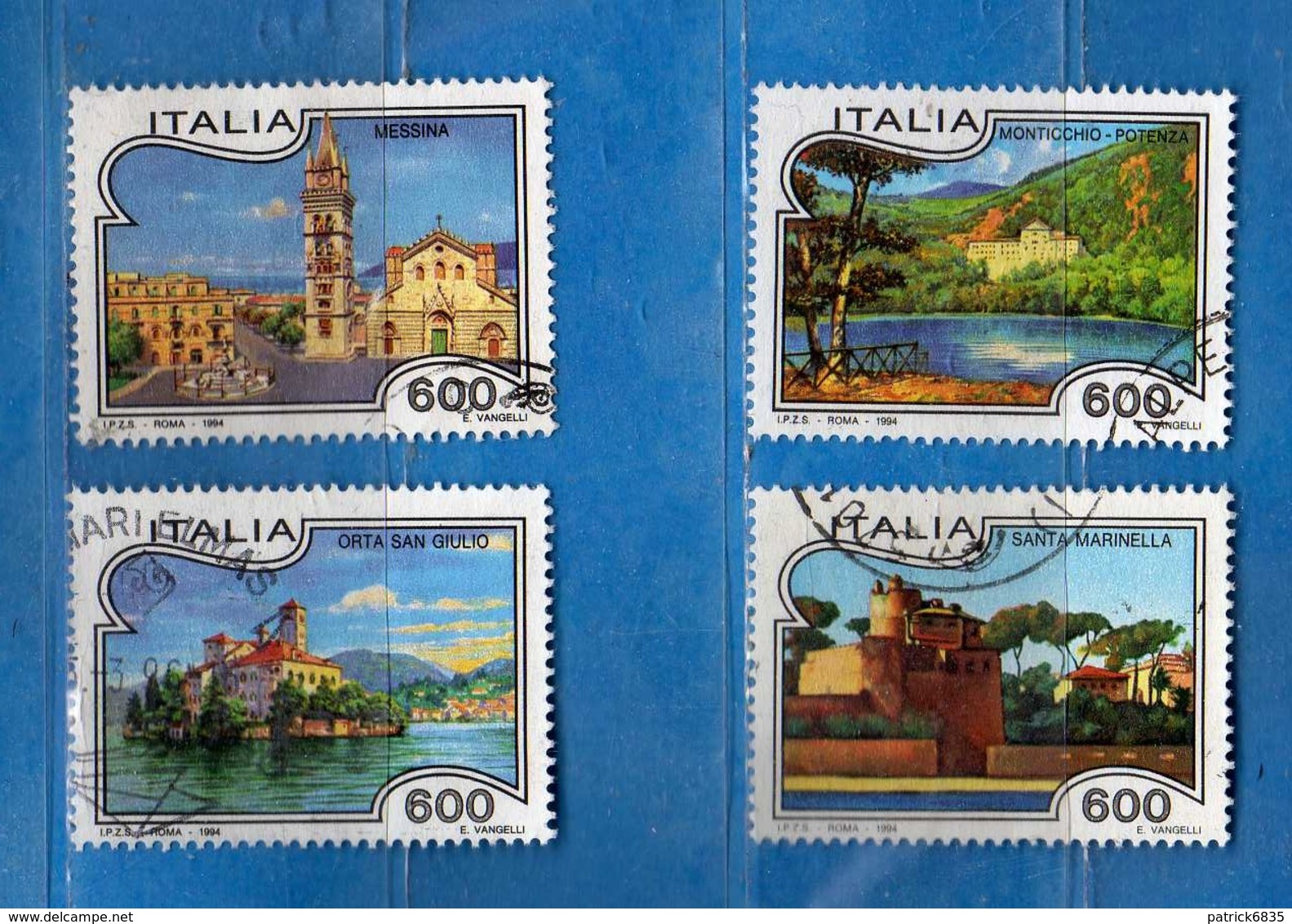 Italia °-1994-TURISTICA - MESSINA- MONTICCHIO-ORTA-SANTA MARINELLA. SERIE.   Usato.  Vedi Descrizione. - 1991-00: Gebraucht