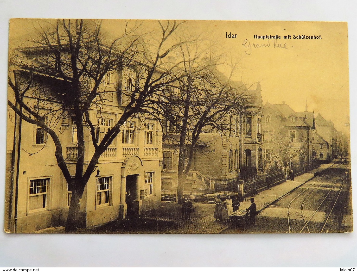 C.P.A. : Rhenanie Palatinat : IDAR : Hauptstrasse Mit Schützenhof, In 1919 - Idar Oberstein