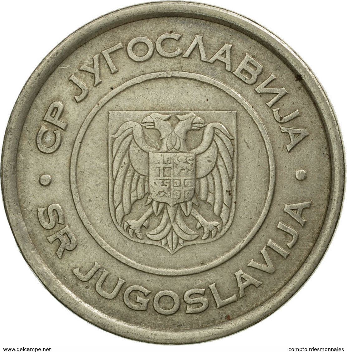 Monnaie, Yougoslavie, 5 Dinara, 2000, Belgrade, TTB, Copper-Nickel-Zinc, KM:182 - Yougoslavie