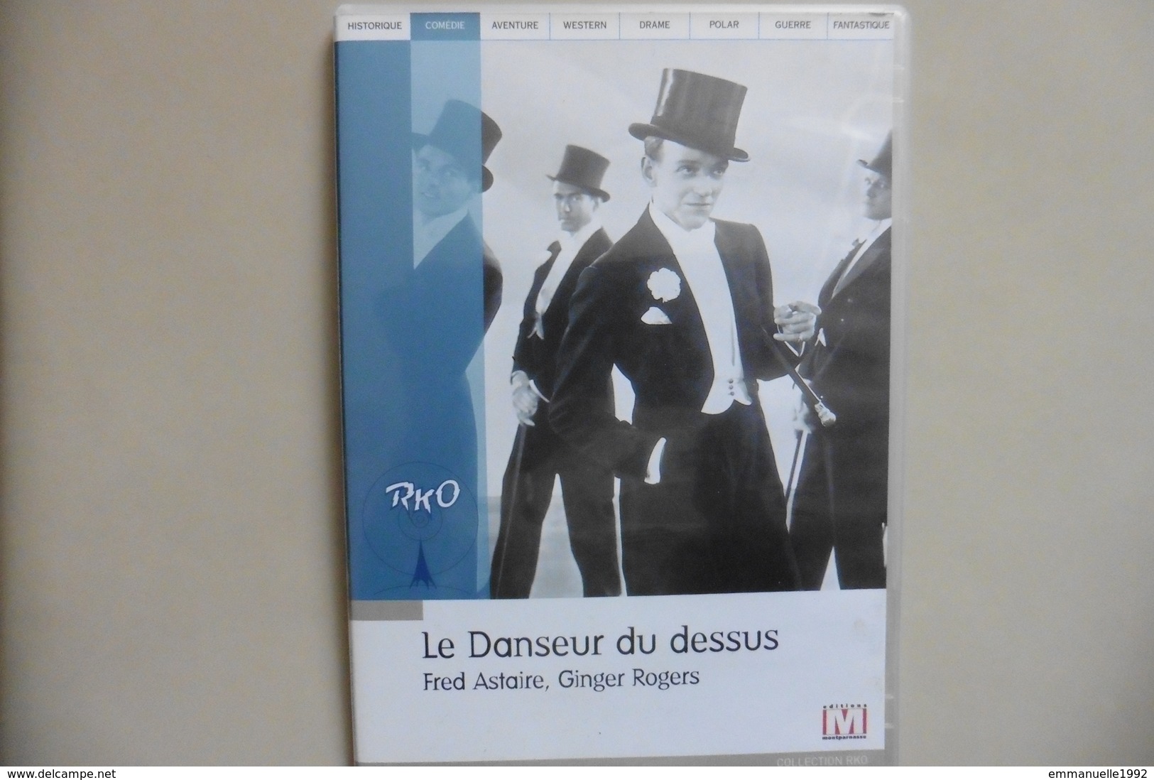 DVD Comédie Musicale Top Hat - Le Danseur Du Dessus, Avec Fred Astaire Et Ginger Rogers - Claquettes Danse - Commedia Musicale