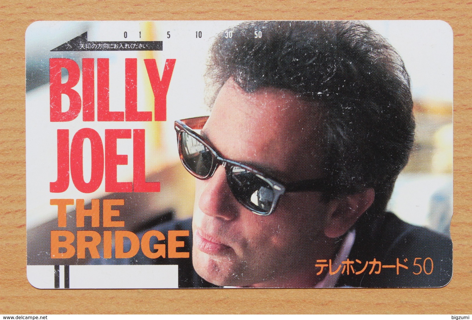 Japon Japan Free Front Bar Balken Phonecard (F) - / 110-10177 / Billy Joel / Mint Neu Neuve (check Scan For Condition) - Music