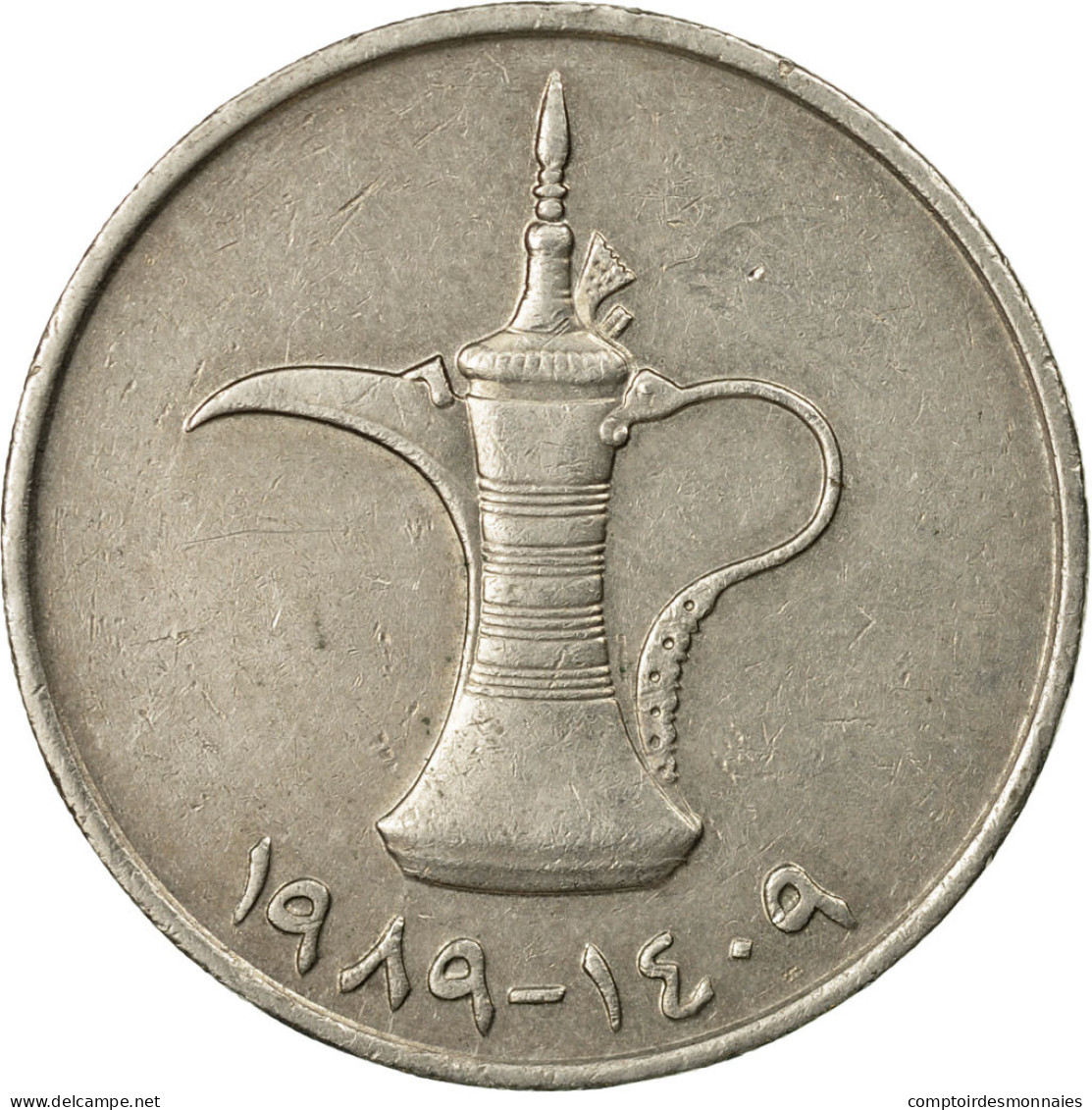 Monnaie, United Arab Emirates, Dirham, 1989/AH1409, British Royal Mint, TB+ - Emiratos Arabes