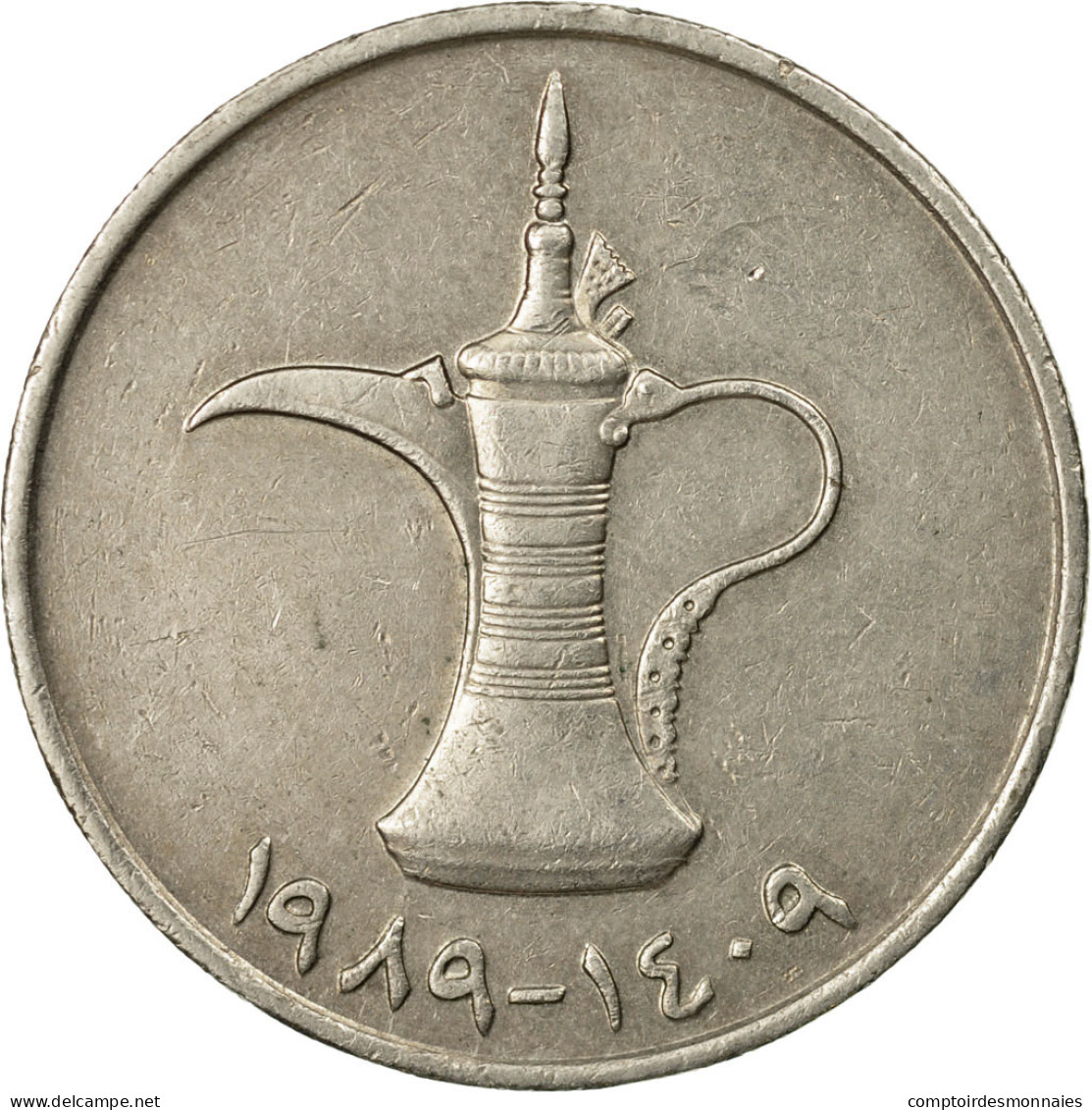 Monnaie, United Arab Emirates, Dirham, 1989/AH1409, British Royal Mint, TB+ - United Arab Emirates