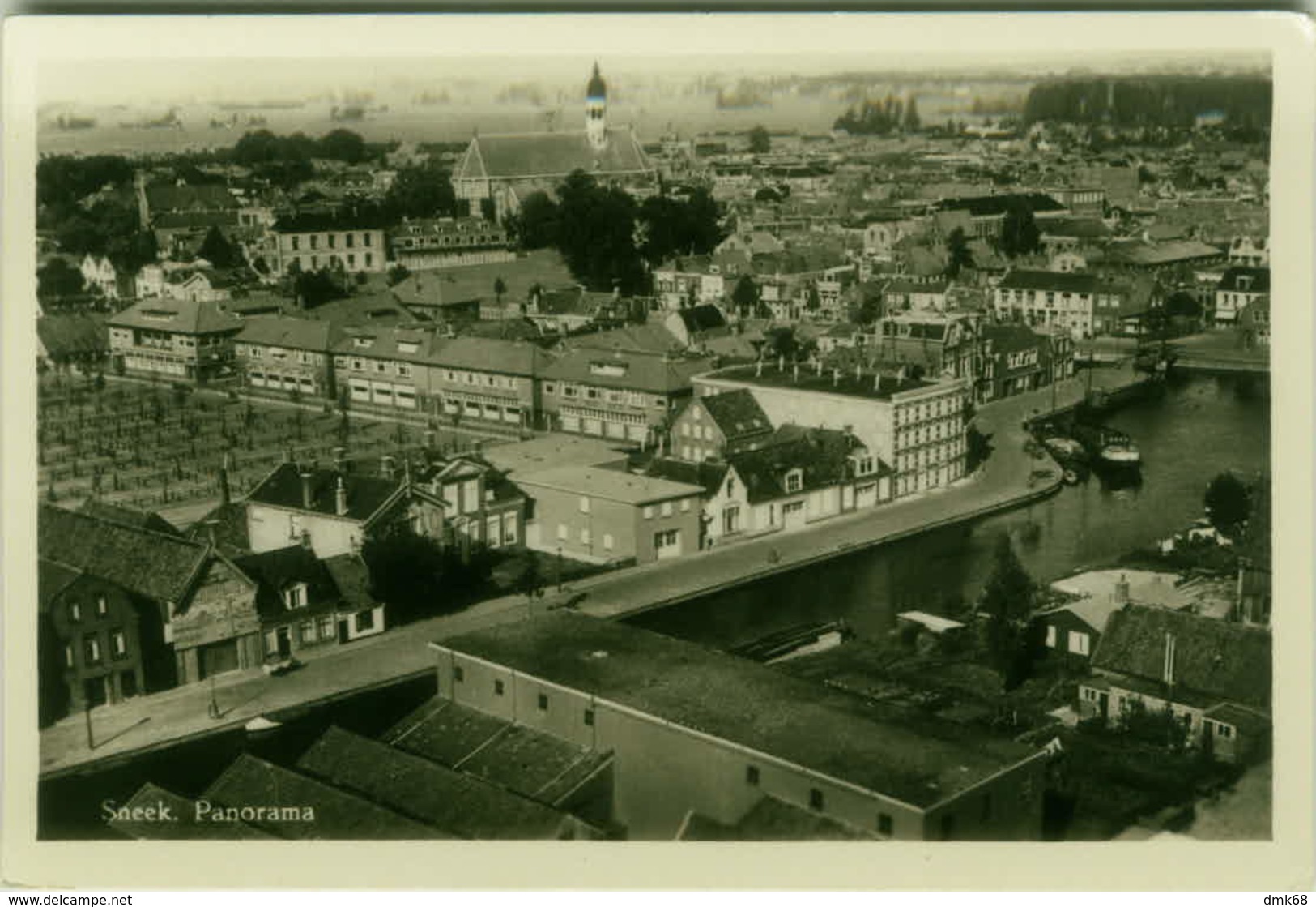 NETHERLANDS - SNEEK - PANORAMA - VINTAGE POSTCARD - (BG661) - Sneek