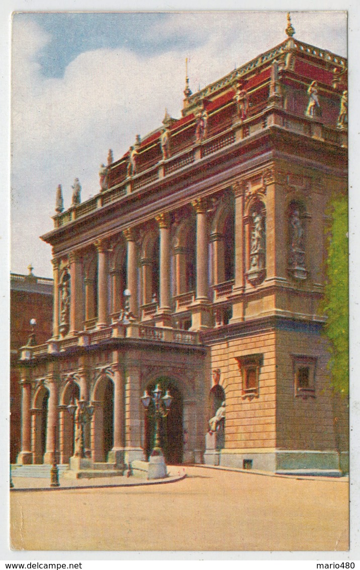 C. P.  PICCOLA    BUDAPEST   IL  PALAZZO  DELL' OPERA     (VIAGGIATA  IN  ITALIA  1930)    (  VIAGGIATA) - Ungheria