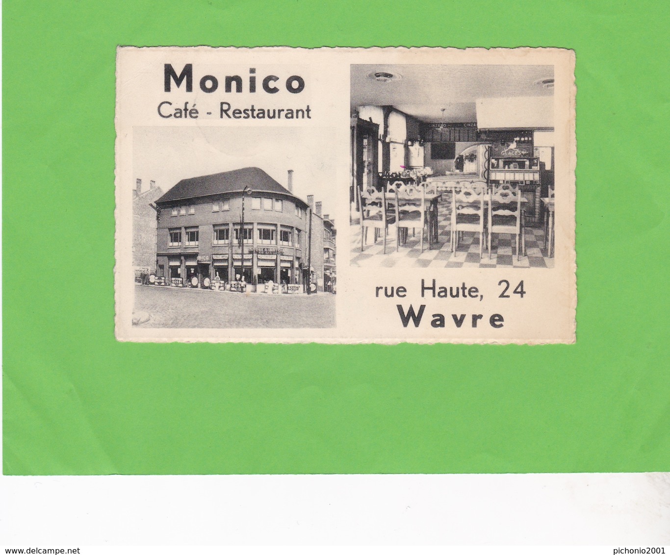 WAVRE  -  Café-Restaurant "MONICO" - Waver