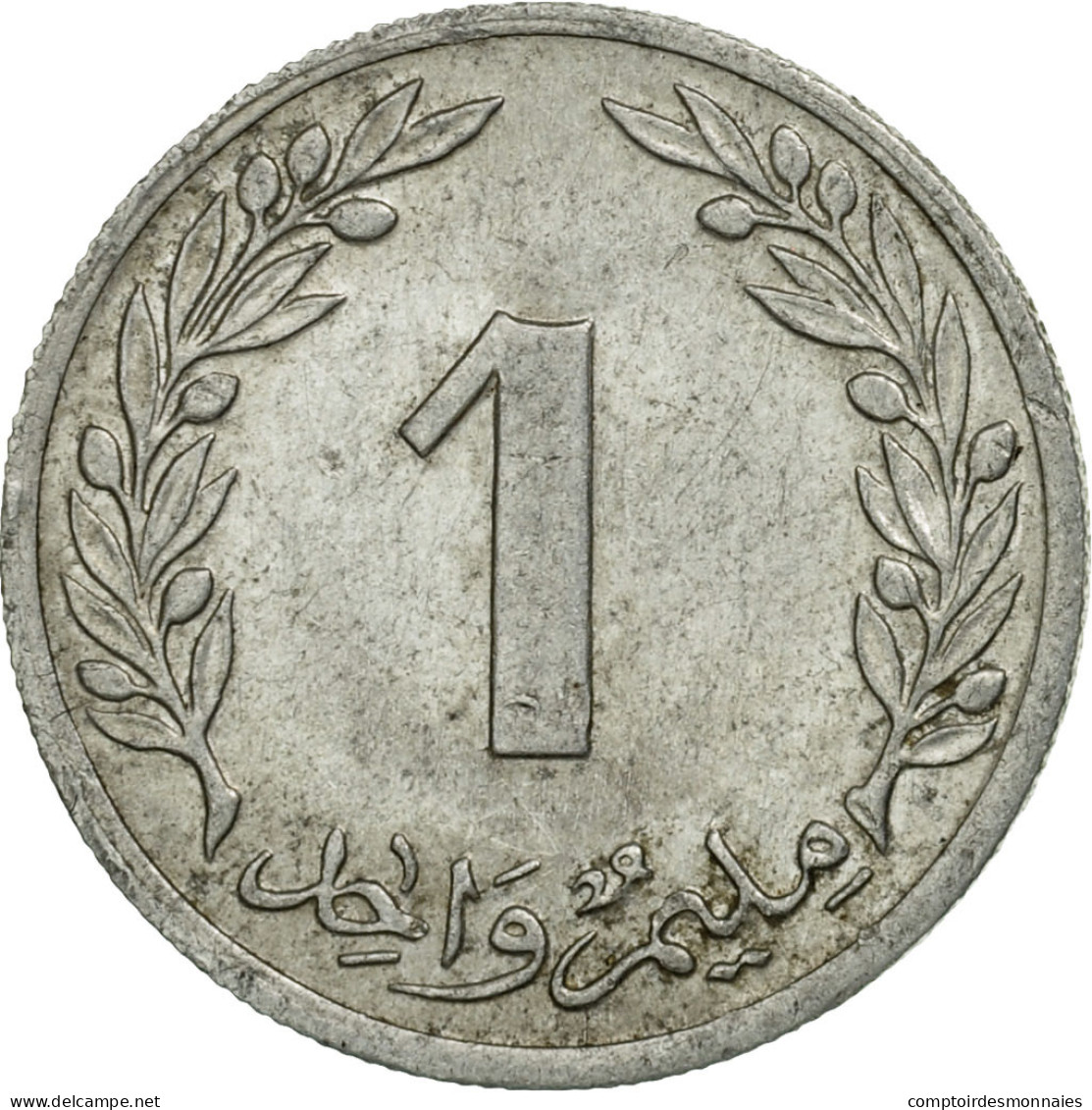 Monnaie, Tunisie, Millim, 1960, Paris, TB, Aluminium, KM:280 - Tunisia