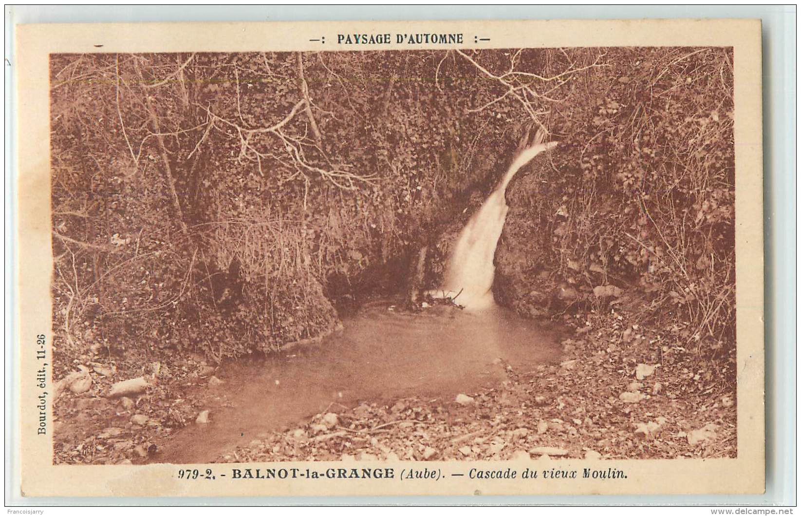 36200 - BALNOT LA GRANGE - CASCADE DU VIEUX MOULIN - Autres & Non Classés