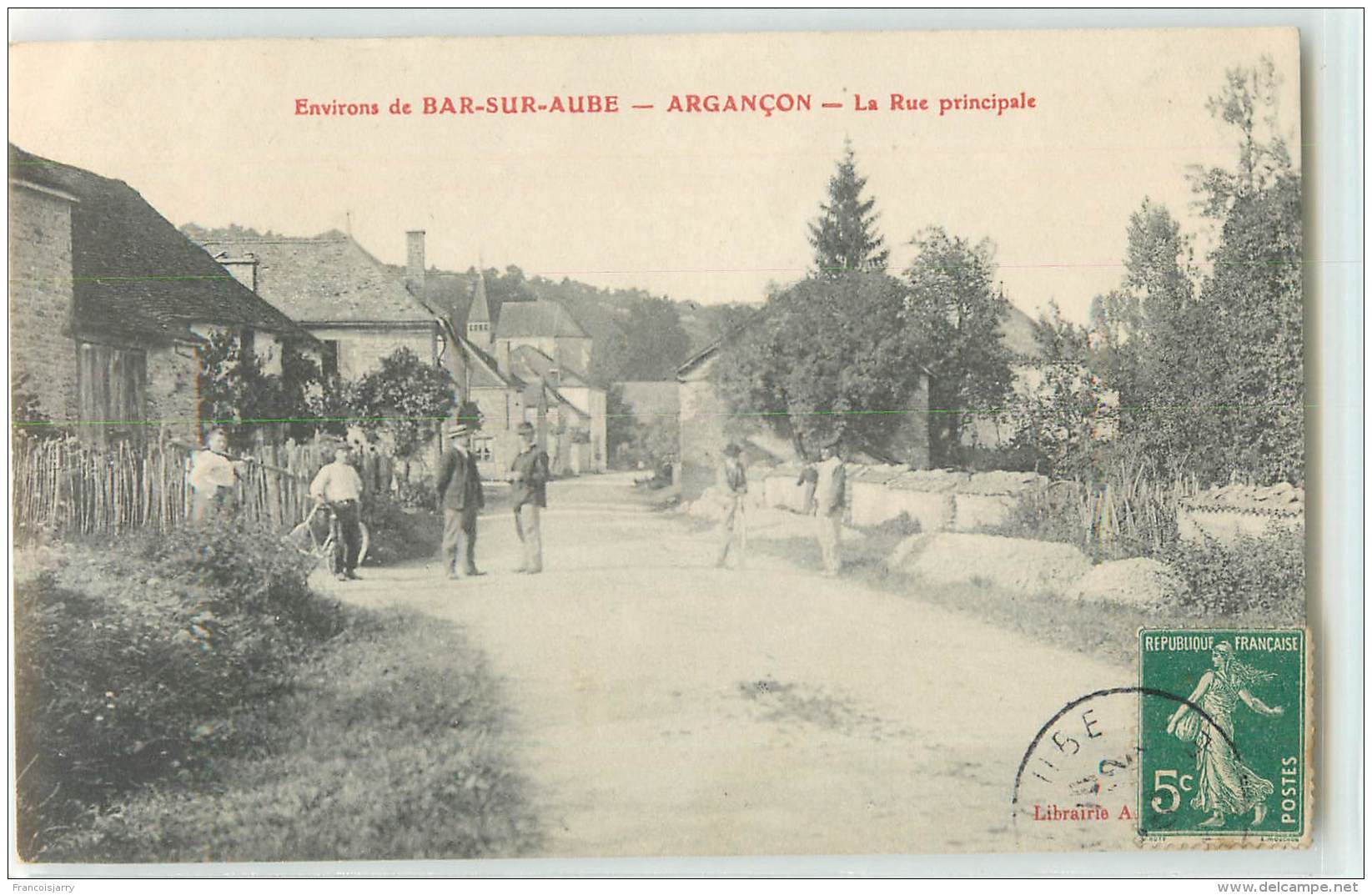 36465 - ARGANCON - ENVIRONS DE BAR SUR AUBE/  LA RUE PRINCIPALE - Andere & Zonder Classificatie