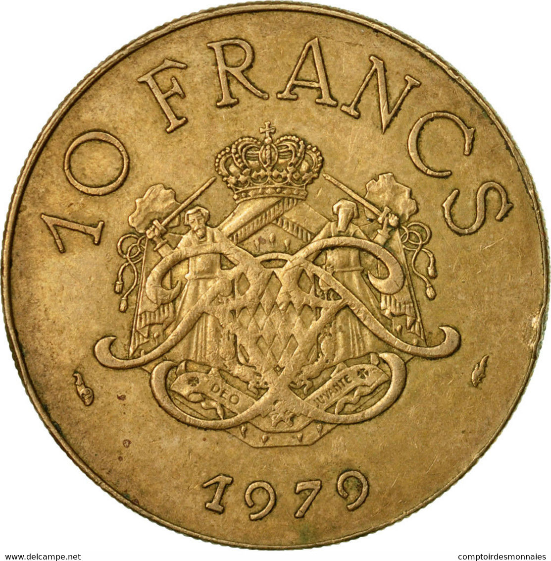 Monnaie, Monaco, Rainier III, 10 Francs, 1979, TB+, Copper-Nickel-Aluminum - 1960-2001 New Francs