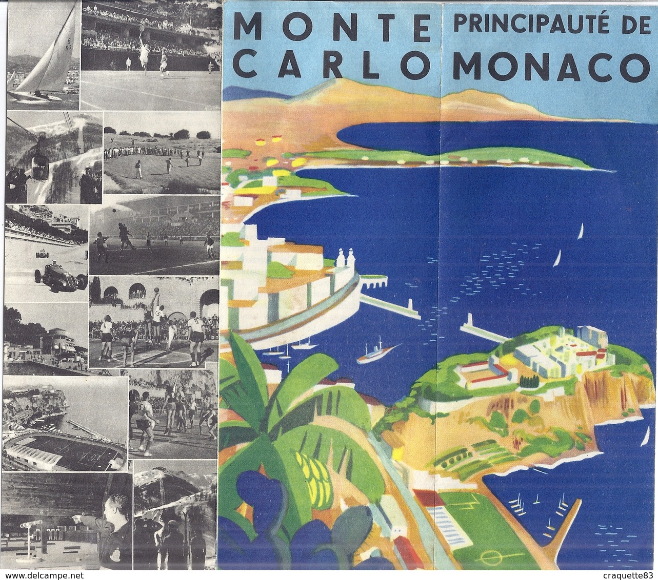 PRINCIPAUTE DE MONACO  Dépliant Touristique - Dépliants Touristiques