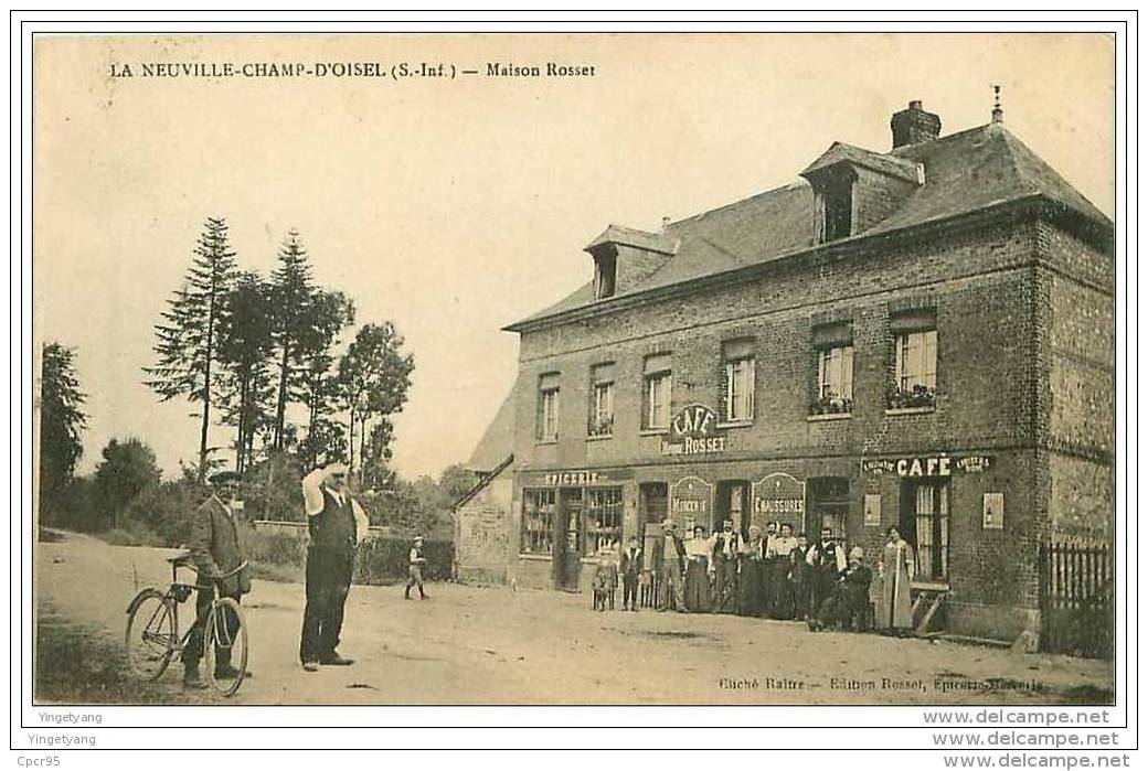 76.LA NEUVILLE-CHAMP-D&amp;acute OISEL.M AISON ROSSET.CAFE MERCERIE - Autres & Non Classés