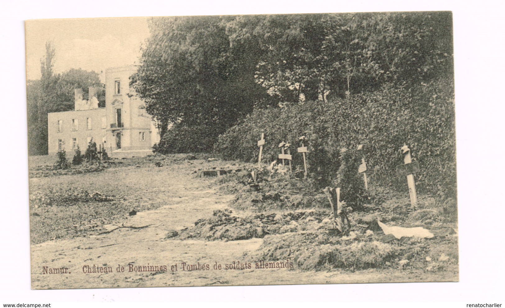 Chemin De Boninne Et Tombes De Soldats Allemands. - Namur