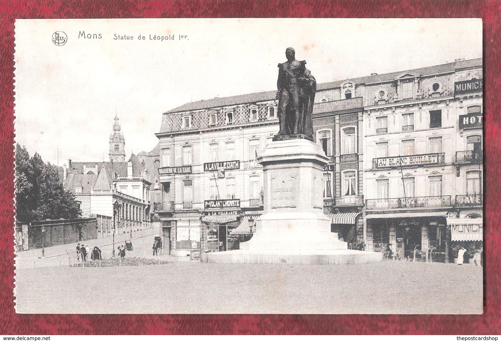Mons Belgien Statue De Leopold 1er Mons UNUSED - Mons