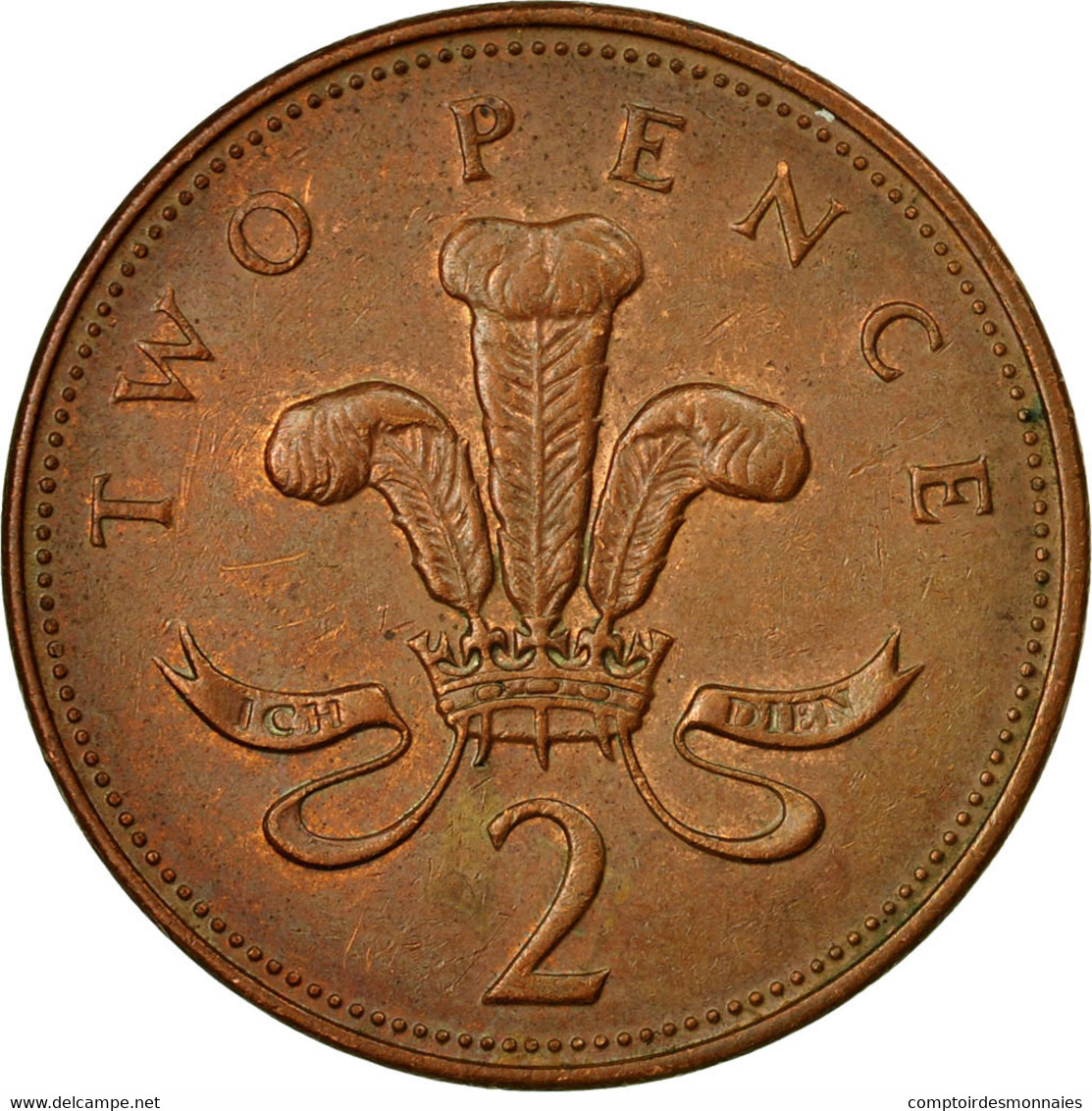 Monnaie, Grande-Bretagne, Elizabeth II, 2 Pence, 1997, TB+, Copper Plated Steel - 2 Pence & 2 New Pence